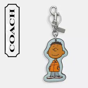 COACH X Peanuts Franklin Leather Bag Charm - New with Tags